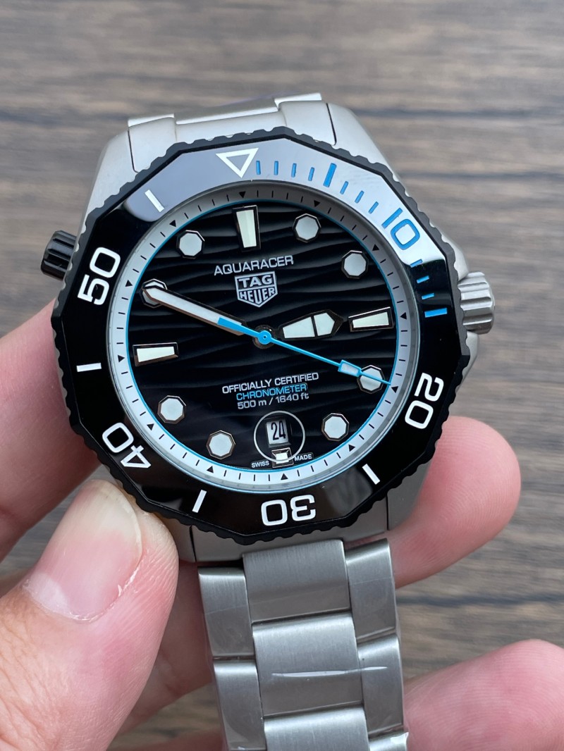TAG Heuer Titanium Original 3A Quality  Automatic Movement Steel Metal 41mm Watch