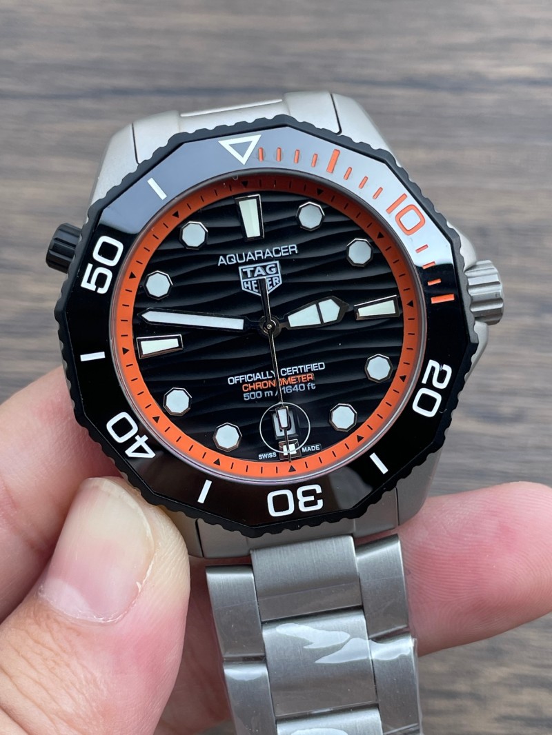 TAG Heuer Titanium Original 3A Quality  Automatic Movement Steel Metal 41mm Watch