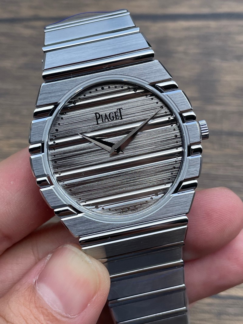 Replica Piaget Polo 5A Quality 1200P1 Clone Movement 162g 38mm*9.3mm Stainless Steel 1：1 PDF Factory Watch