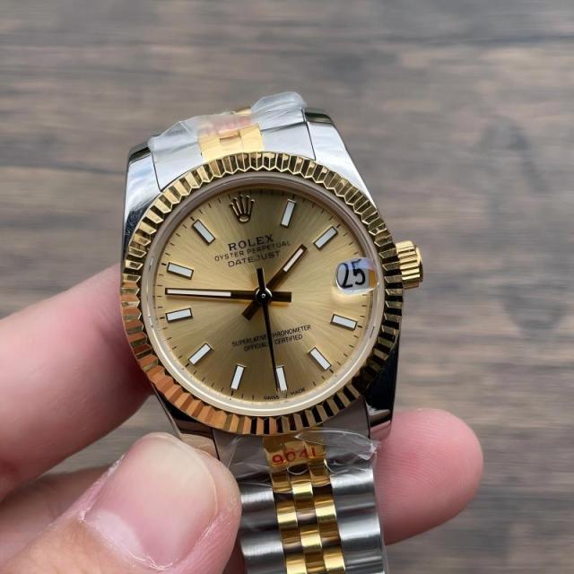 Replica Rolex Watch 3A+ Quality Citizens Movement 904L Steel 31 mm 1:1 Factory Datejust Watch