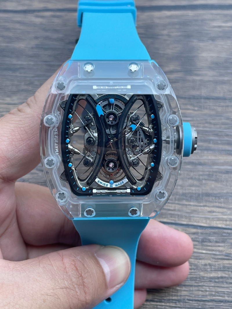 Replica Richard Miller RM53 5A Quality Clone Movement 1：1 Acrylic Case 44.5*49.6mm Watch
