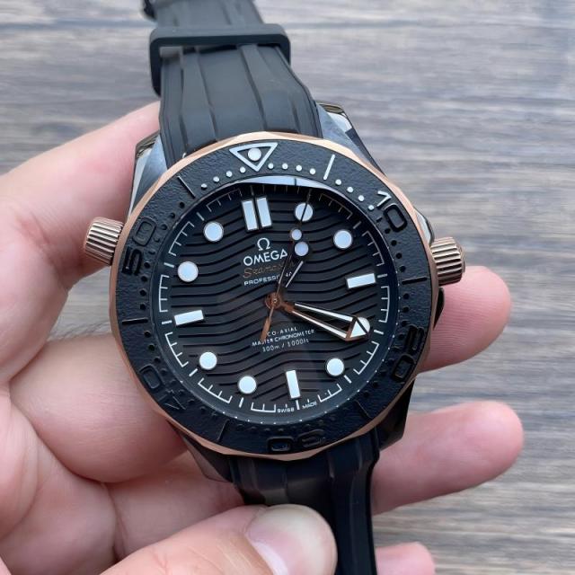 Replica Omega 5A Quality 8806 Clone Movement 1：1 43.5mm  Seamaster 300m JVS Factory Watch