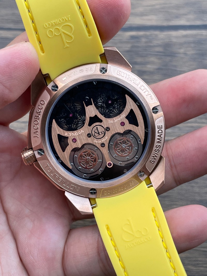 Replica Jacob&Co Geneve 5A Watch Swiss Quartz Chrono Movement 1：1 Sapphire Glass 45mm  Luxury Watch