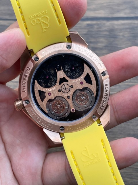 Replica Jacob&Co Geneve 5A Watch Swiss Quartz Chrono Movement 1：1 Sapphire Glass 45mm  Luxury Watch