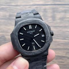 Replica Patek Philippe Carbon 5711 Cal.324 Clone movement 5A Quality DIW Factory 40mm Watch