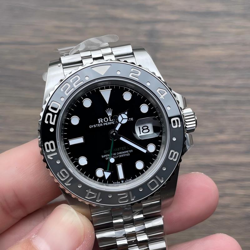 Replica Rolex Bluce Watch 3285 Movement 904L Steel 40mm 1:1 VS Factory GMT Master Watch