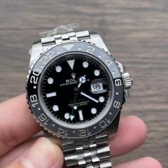 Replica Rolex Bluce Watch 3285 Movement 904L Steel 40mm 1:1 VS Factory GMT Master Watch