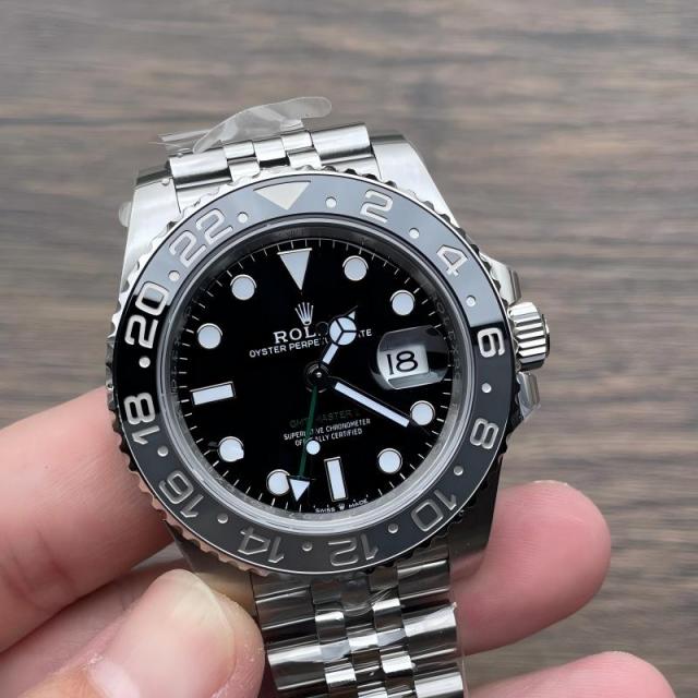 Replica Rolex Bluce Watch 3285 Movement 904L Steel 40mm 1:1 VS Factory GMT Master Watch