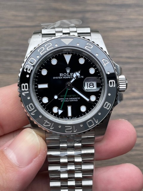 Replica Rolex Bluce Watch 3285 Movement 904L Steel 40mm 1:1 VS Factory GMT Master Watch
