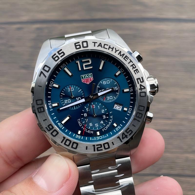 TAG Heuer Original 5A Quality Original Quality Quartz Movement Steel Metal 43mm Watch