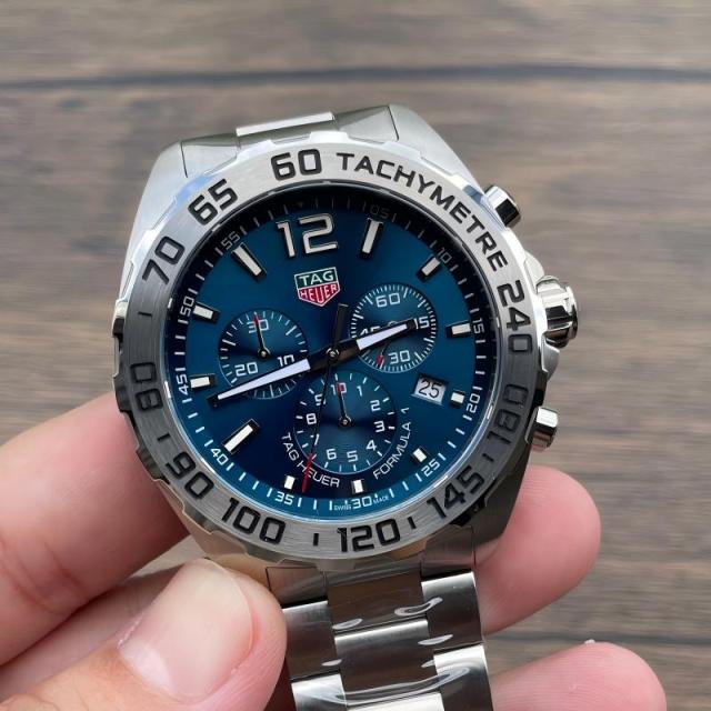 TAG Heuer Original 5A Quality Original Quality Quartz Movement Steel Metal 43mm Watch