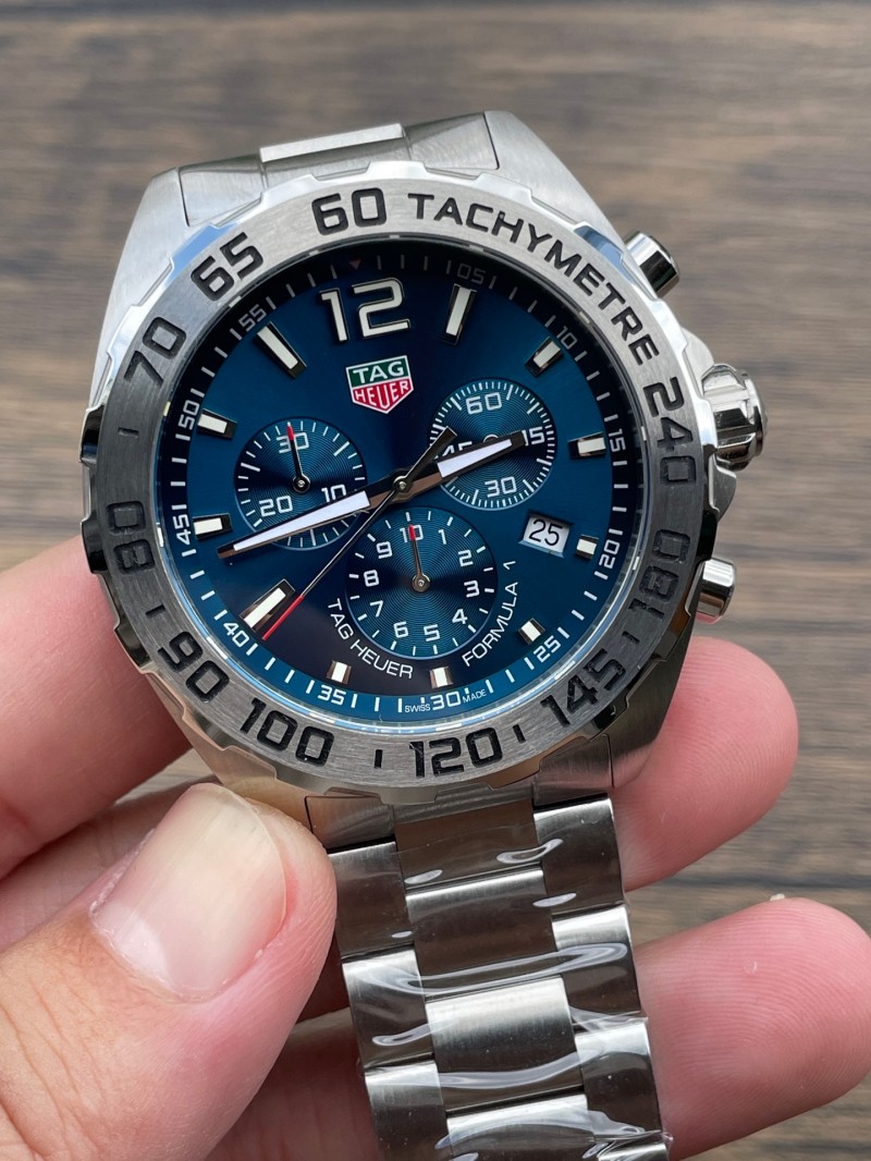 TAG Heuer Original 5A Quality Original Quality Quartz Movement Steel Metal 43mm Watch