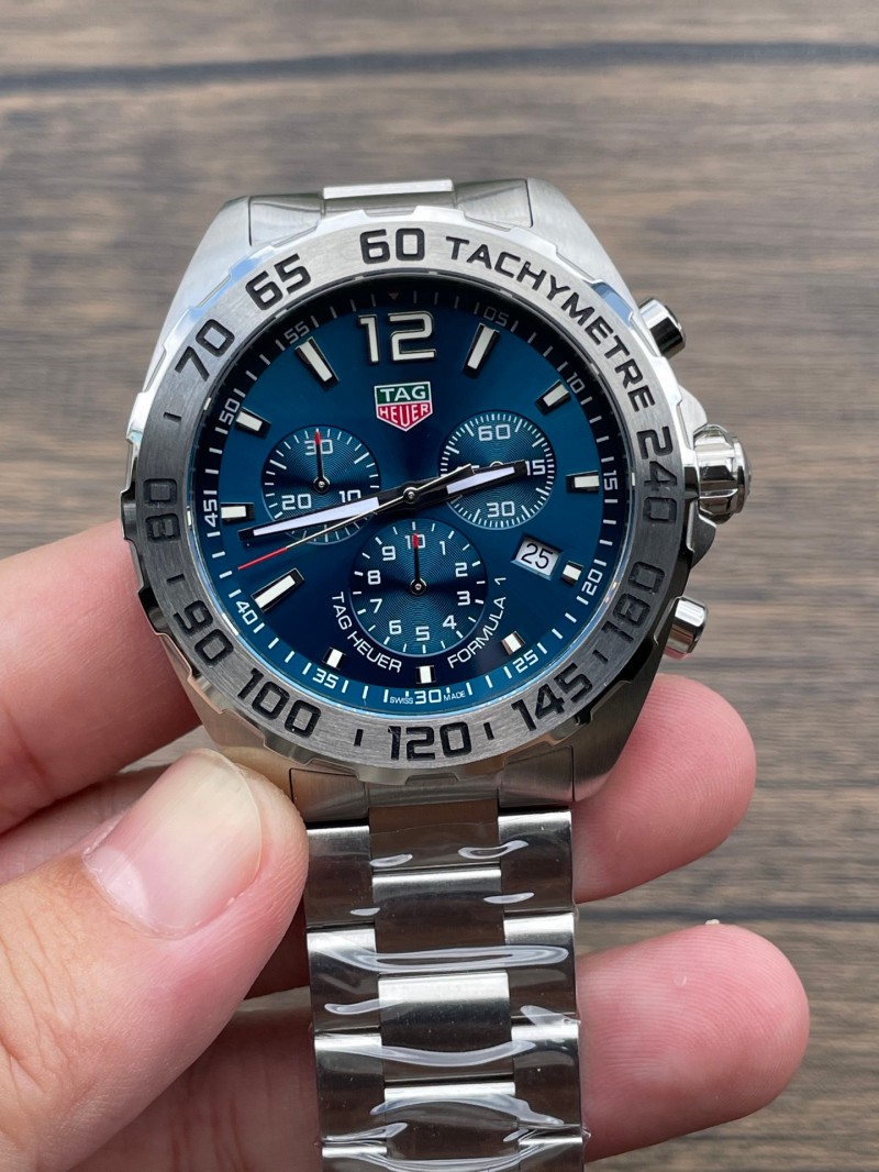 TAG Heuer Original 5A Quality Original Quality Quartz Movement Steel Metal 43mm Watch