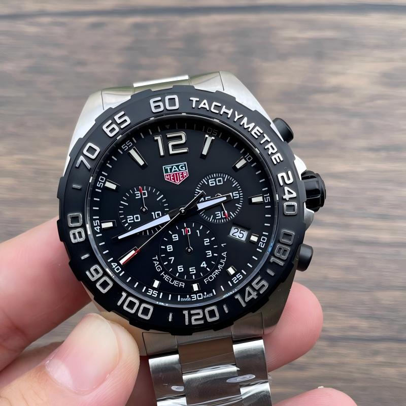 TAG Heuer Original 5A Quality Original Quality Quartz Movement Steel Metal 43mm Watch