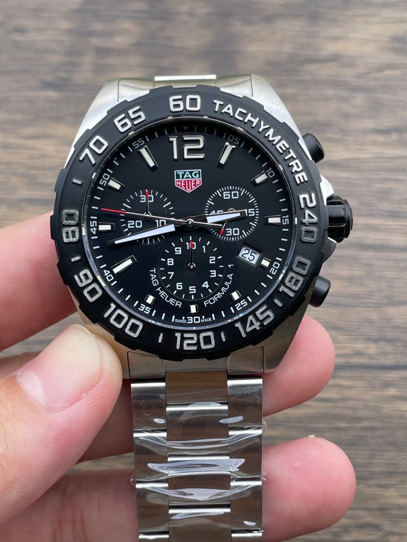 TAG Heuer Original 5A Quality Original Quality Quartz Movement Steel Metal 43mm Watch