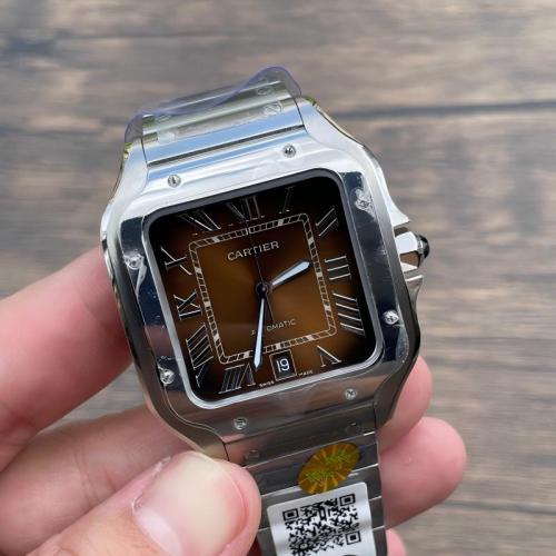 Replica Cartier Watch 5A Quality Clone Movement 1:1 Stainless Steel 40mm AF Factory Santos Watch