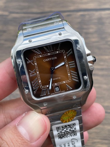 Replica Cartier Watch 5A Quality Clone Movement 1:1 Stainless Steel 40mm AF Factory Santos Watch