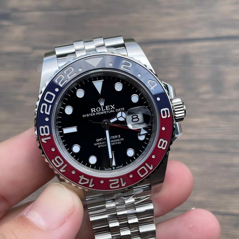 Replica Rolex Bluce Watch 3285 Movement 904L Steel 40mm 1:1 VS Factory GMT Master Watch