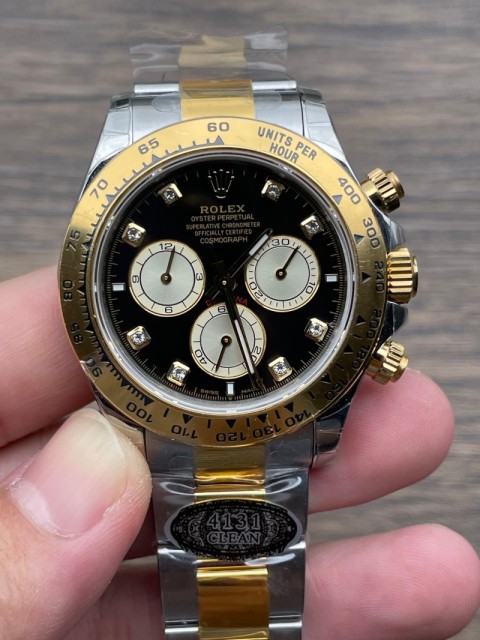 Replica Rolex Watch 5A Quality 4131 Movement 904L Steel 1：1 40mm EWE Factory Daytona Watch