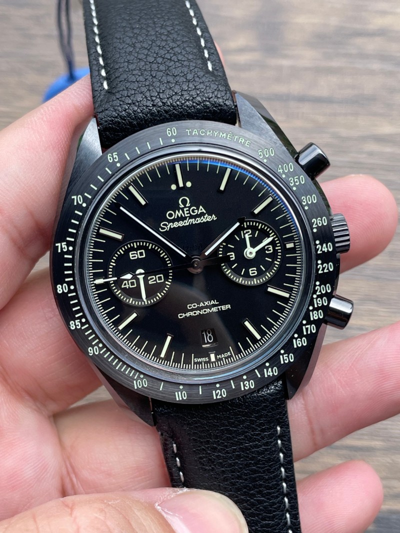 Replica Omega 5A Quality 9300 Movement Ceramic Case 1：1 43mm Copy Speedmaster Watch