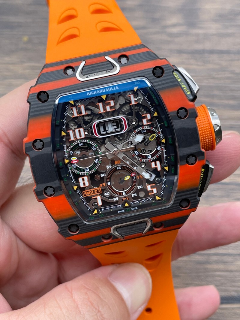 Replica Richard Miller 5A Quality RM11-03 Chrono Function Movement 1：1 Original Version Watch