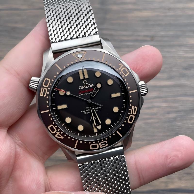 Replica Omega 5A Quality Titanium 8806 Clone Movement 1：1 42mm 007 No Time To Die Seamaster VS Factory Watch