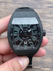 Replica Franck Muller Watch V45 3A Quality 2813 Movement 44mm Carbon Case Copy FM Watches