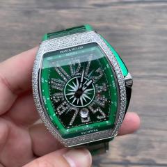 Replica Franck Muller Watch V45 3A Quality 2813 Movement 44mm Diamond Case Copy FM Watches