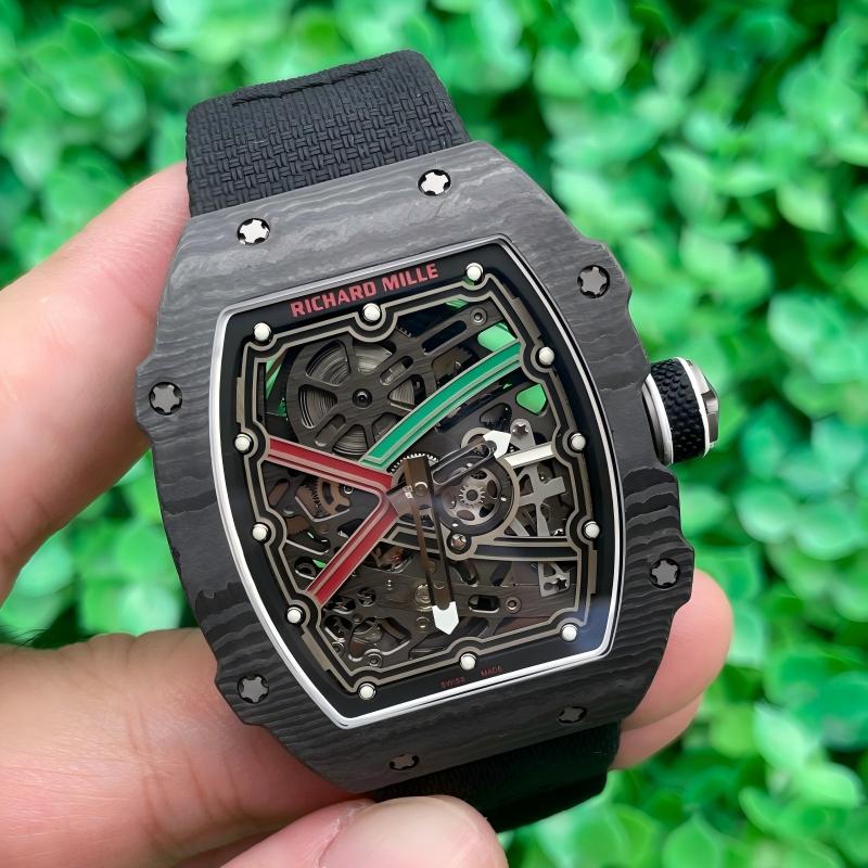Replica Richard Miller RM067 5A Quality Clone Movement Carbon Case Thin Thickness 1：1 RM Factory Watch