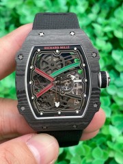 Replica Richard Miller RM067 5A Quality Clone Movement Carbon Case Thin Thickness 1：1 RM Factory Watch