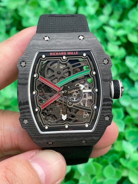 Replica Richard Miller RM067 5A Quality Clone Movement Carbon Case Thin Thickness 1：1 RM Factory Watch