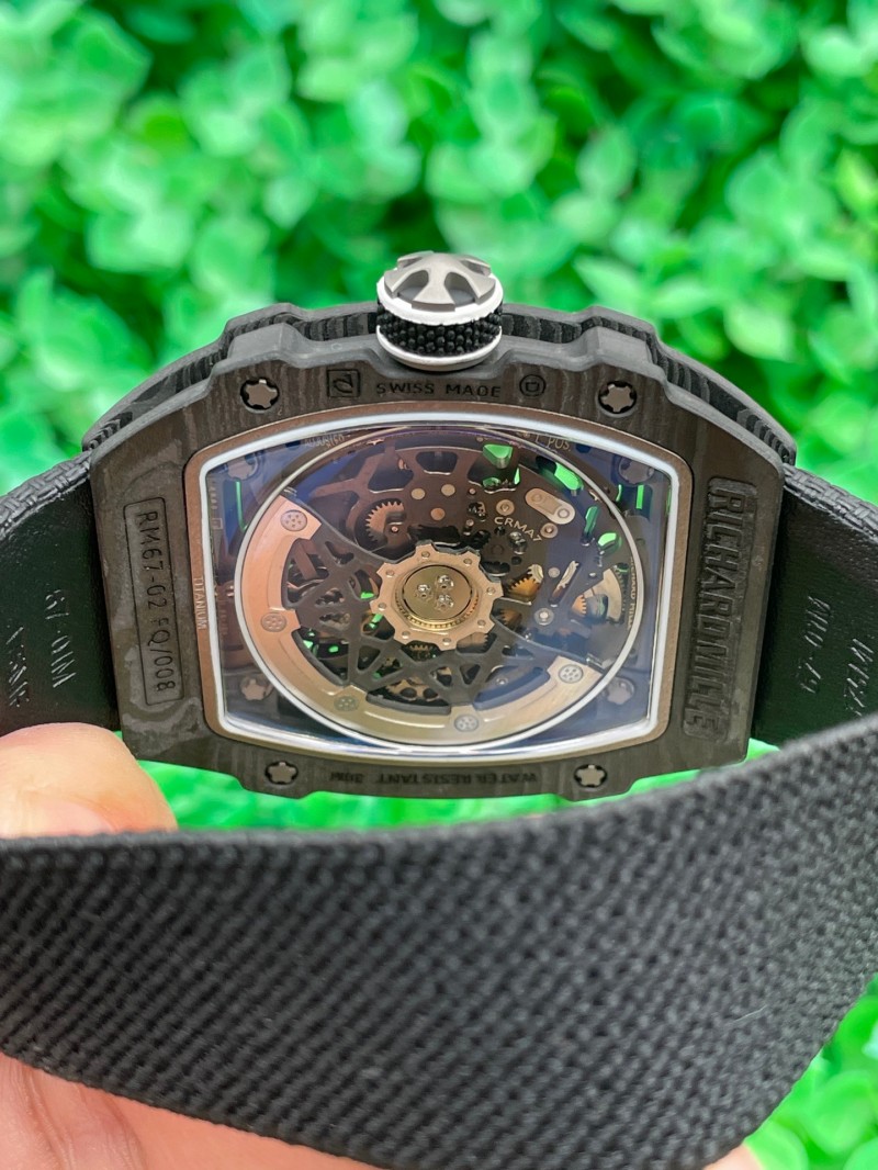 Replica Richard Miller RM067 5A Quality Clone Movement Carbon Case Thin Thickness 1：1 RM Factory Watch