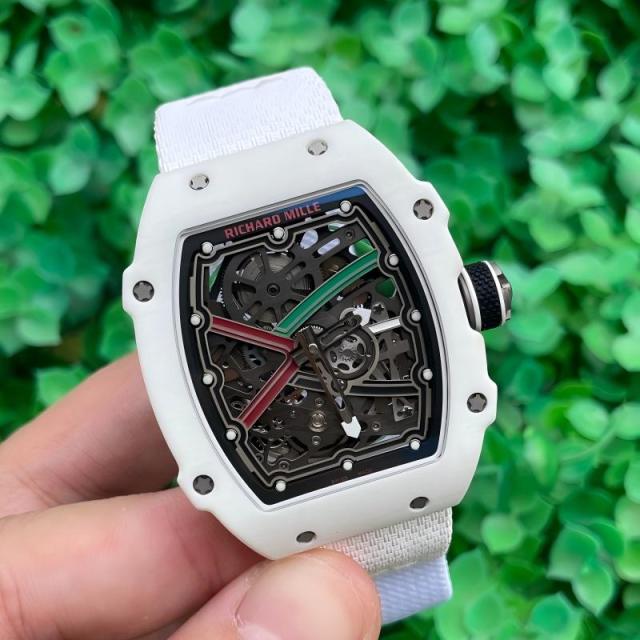 Replica Richard Miller RM067 5A Quality Clone Movement Carbon Case Thin Thickness 1：1 RM Factory Watch