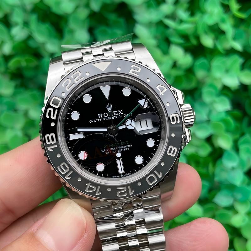 Replica Rolex Watch 3285 Movement 904L Steel 40mm 1:1 VS Factory Bruce 72 Hours Power GMT Master Watch