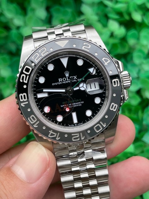 Replica Rolex Watch 3285 Movement 904L Steel 40mm 1:1 VS Factory 72 Hours Power GMT Master Watch