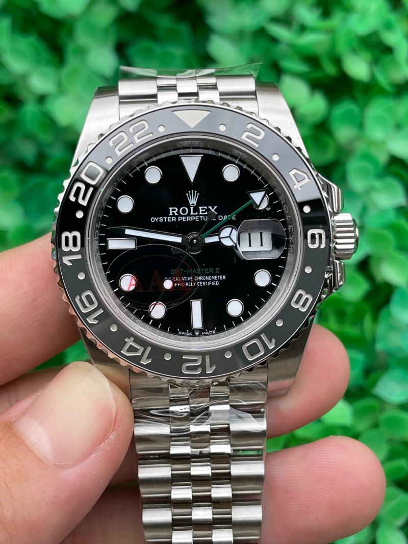 Replica Rolex Watch 3285 Movement 904L Steel 40mm 1:1 VS Factory Bruce 72 Hours Power GMT Master Watch