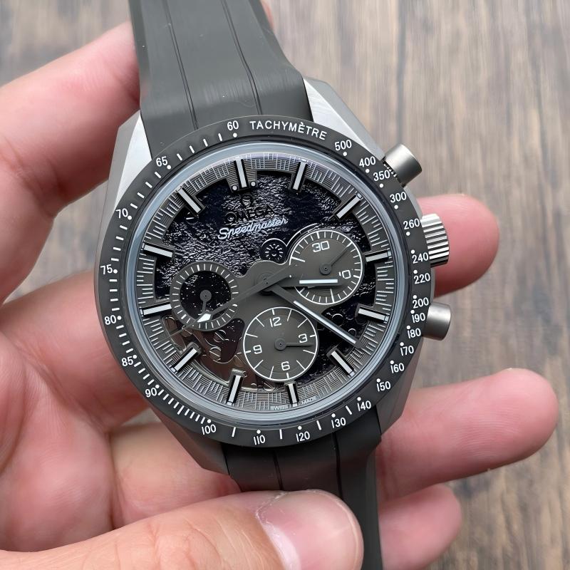 Replica Omega 5A Quality Clone Movement Titanium Case Nerw Model 1：1 43mm Copy Omega Speedmaster Watch
