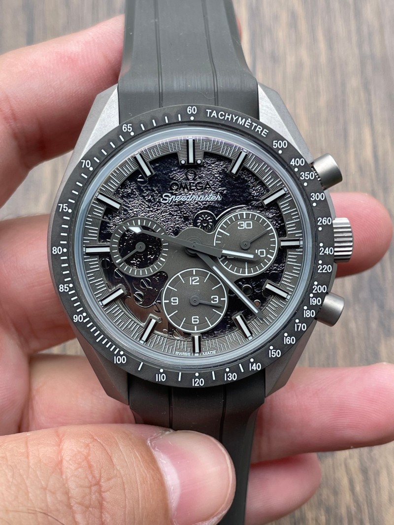 Replica Omega 5A Quality Clone Movement Titanium Case Nerw Model 1：1 43mm Copy Omega Speedmaster Watch