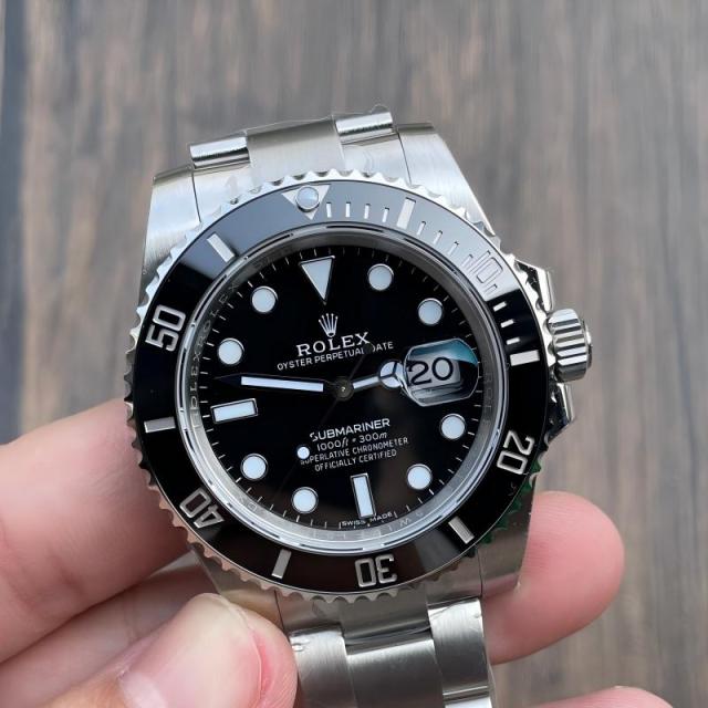 Replica Rolex  Watch 3135 Movement 5A Quality 904L Steel Sapphire Glass vs Factory 41mm Submariner Watch