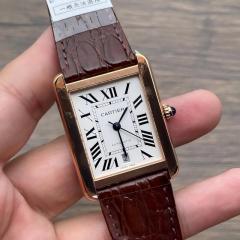 Replica Cartier Watch 5A Super Clone Quality Swiss Quartz Movement 35*26 mm Tank Watch