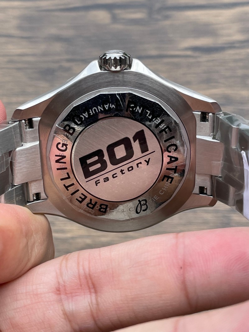 Replica Breitling 5A Super Clone Quality 2824 Movement Stainless Steel Waterproof 1：1 42mm BLS Factory SUPEROCEAN Watch