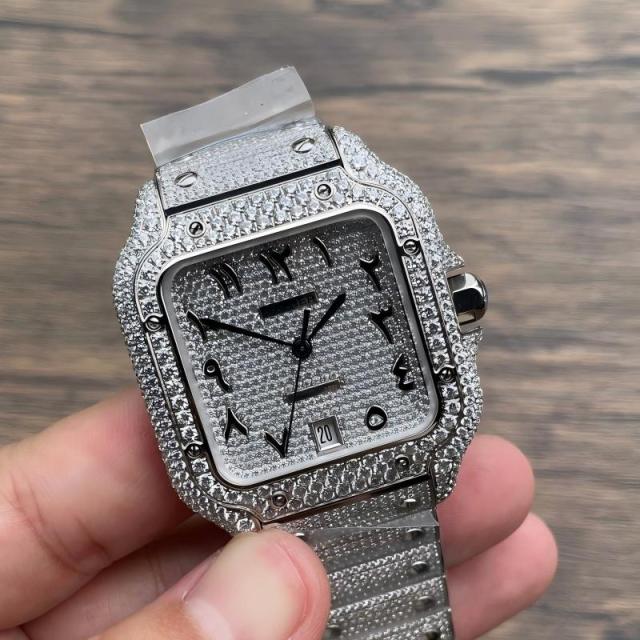 Replica Cartier Watch 5A Super Clone Quality Quick-Release Function 9015 Movement 40mm AMG Factory Santos  Luxury Watch