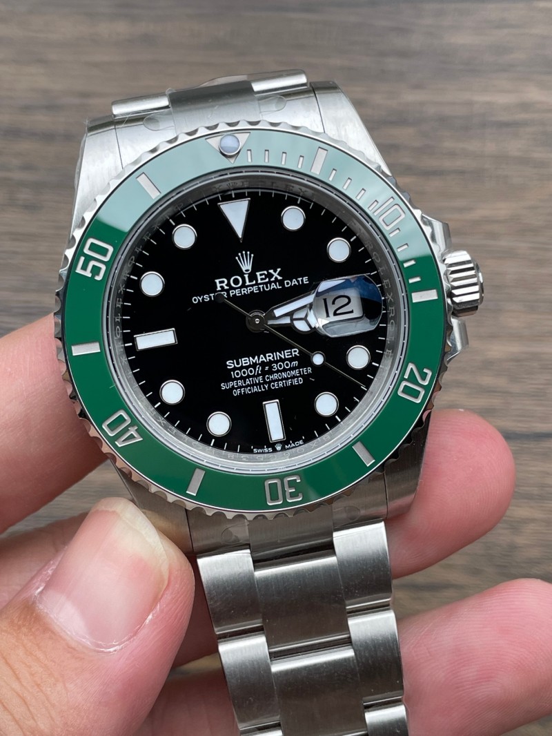 Replica Rolex Watch 3235 Movement 5A Quality 904L Steel Sapphire Glass VS Factory 41mm Submariner Starbucks Watch