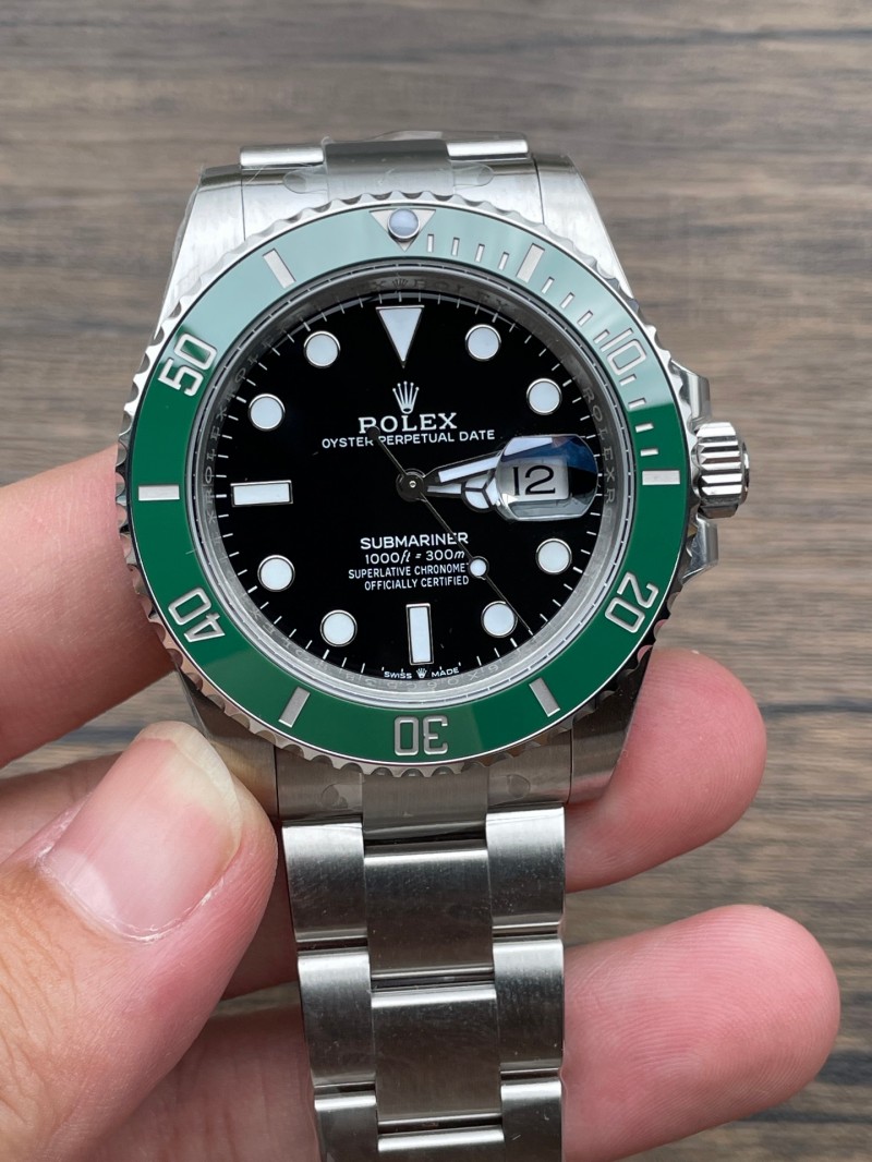 Replica Rolex Watch 3235 Movement 5A Quality 904L Steel Sapphire Glass VS Factory 41mm Submariner Starbucks Watch