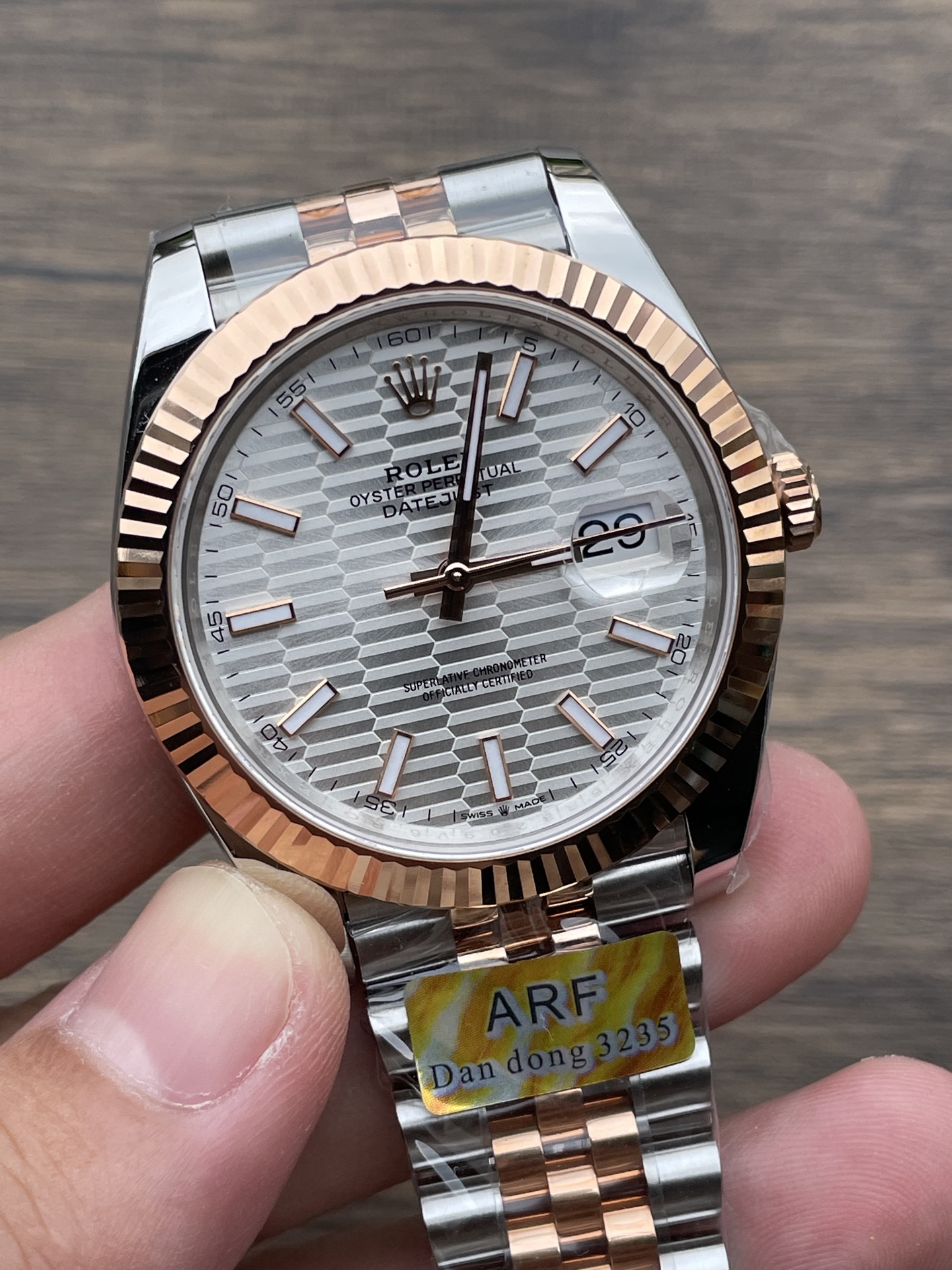 Replica Rolex Watch 5A Super Clone Quality 3235 Clone Movement 904L Steel 1：1 41mm ARF Factory Datejust Watch
