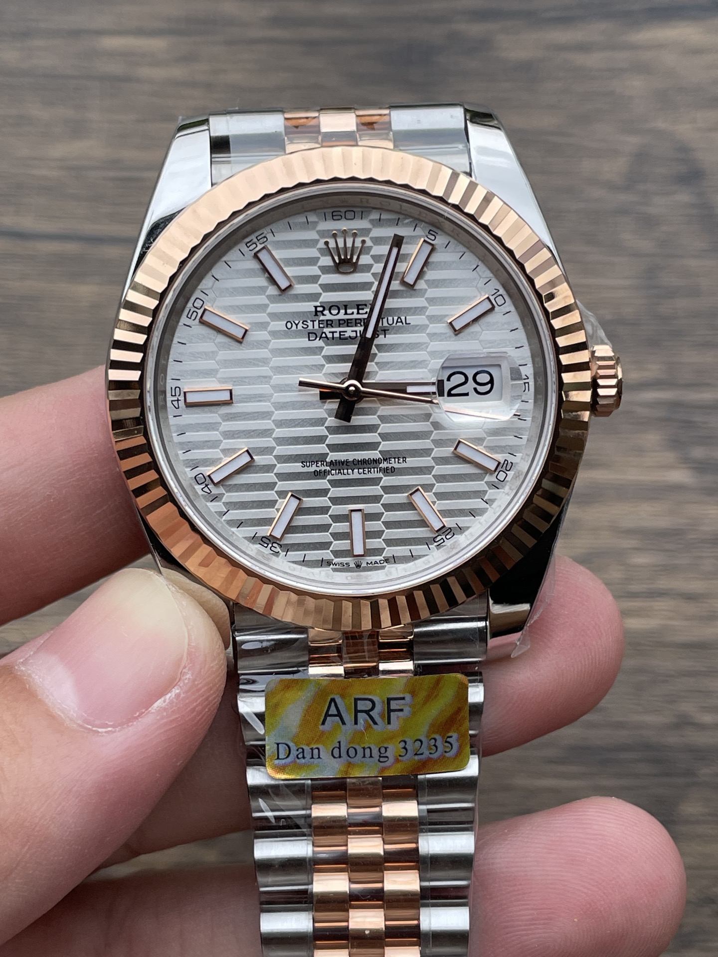Replica Rolex Watch 5A Super Clone Quality 3235 Clone Movement 904L Steel 1：1 41mm ARF Factory Datejust Watch