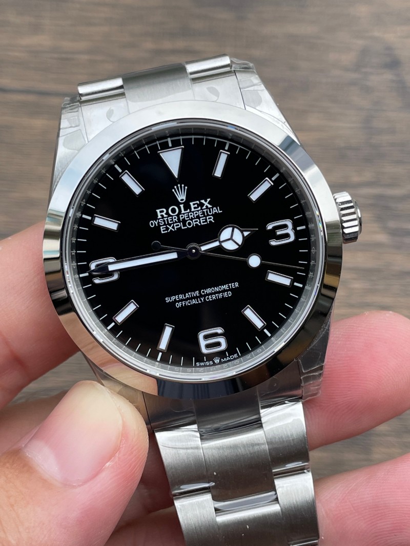 Replica Rolex Watch 5A Super Clone Quality 3230 Movement 904L Steel 40mm VS Factory Explorer Watch