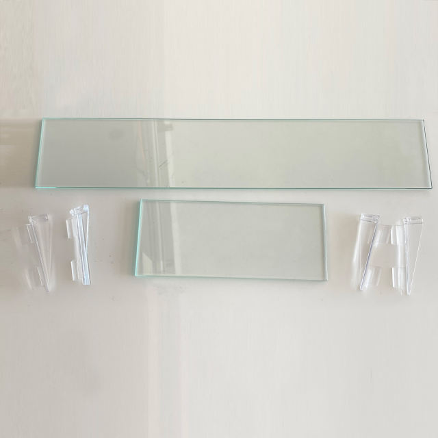 Tempered glass shelves for 30x26 cabinet