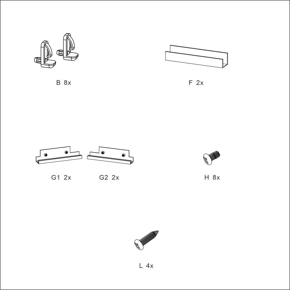 ALYB2424BI-BL-K replacement accessories