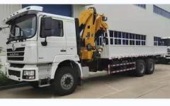 SHACMAN F3000 6X4 TRUCK MOUNTED CRANE, 12T